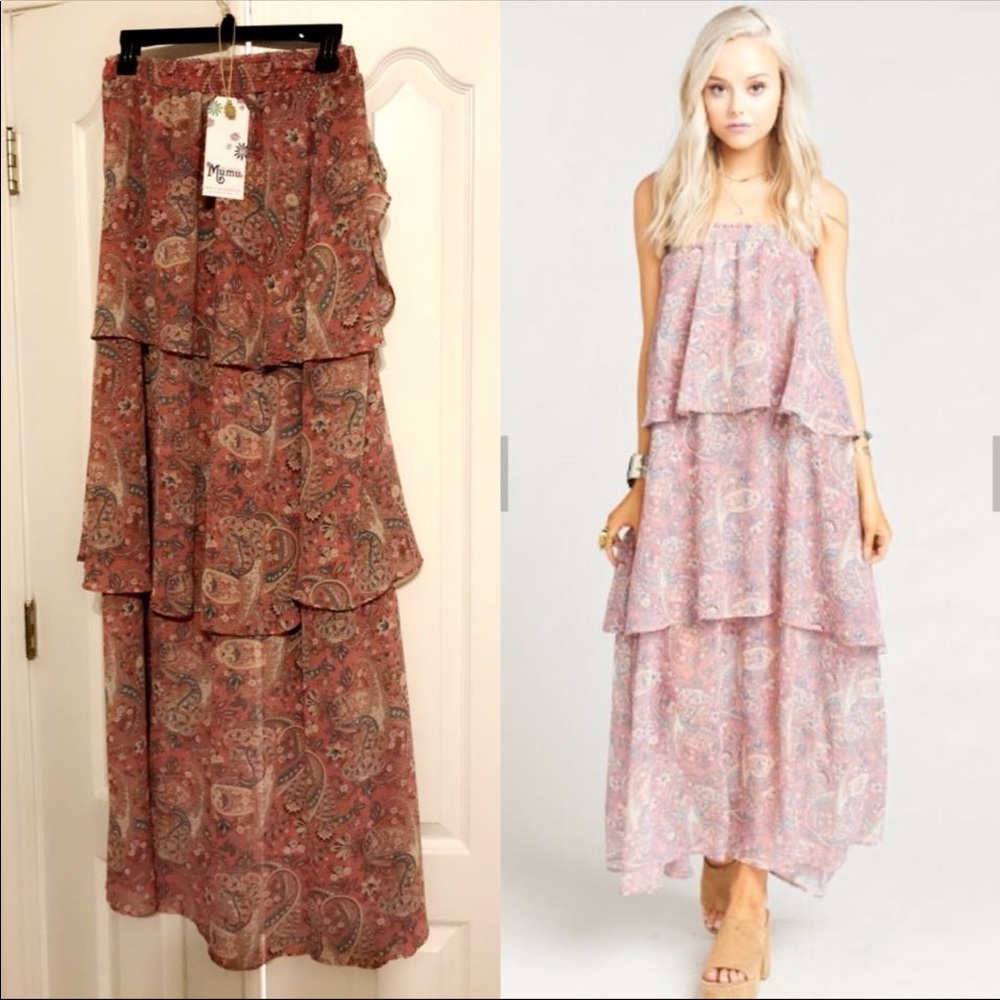 Show Me Your Mumu Blushing Paisley Convert. Dress